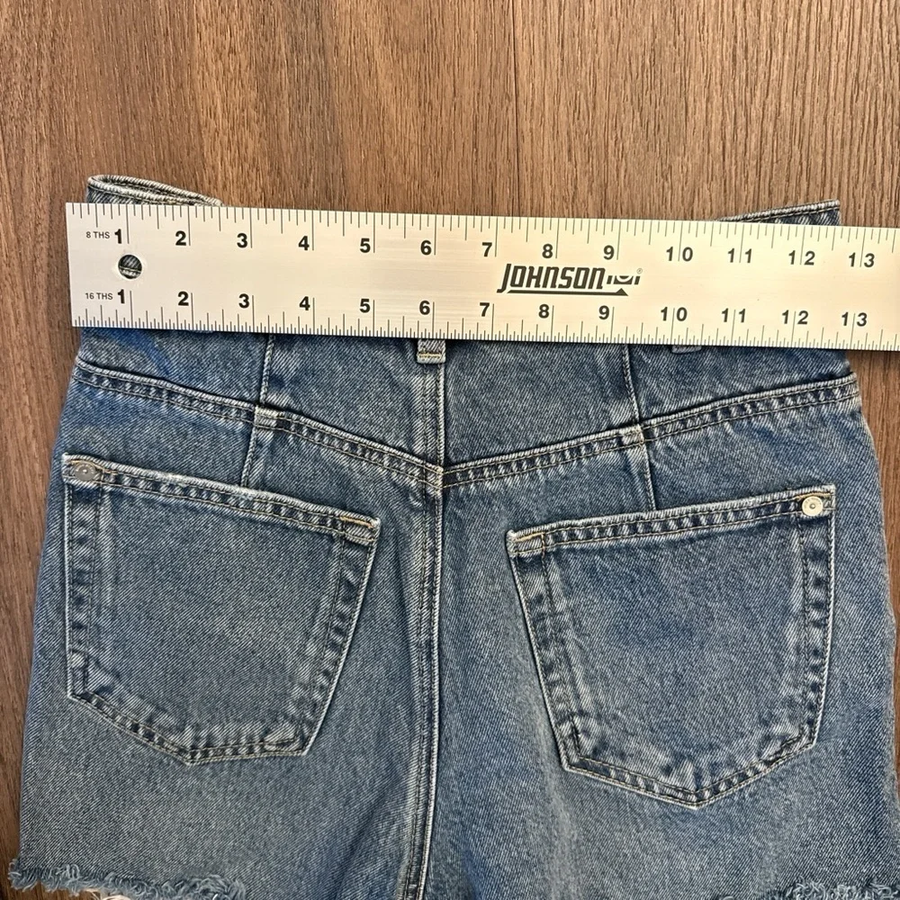 Miss Sixty Denim cut out Frayed Hem Womens Shorts size 24